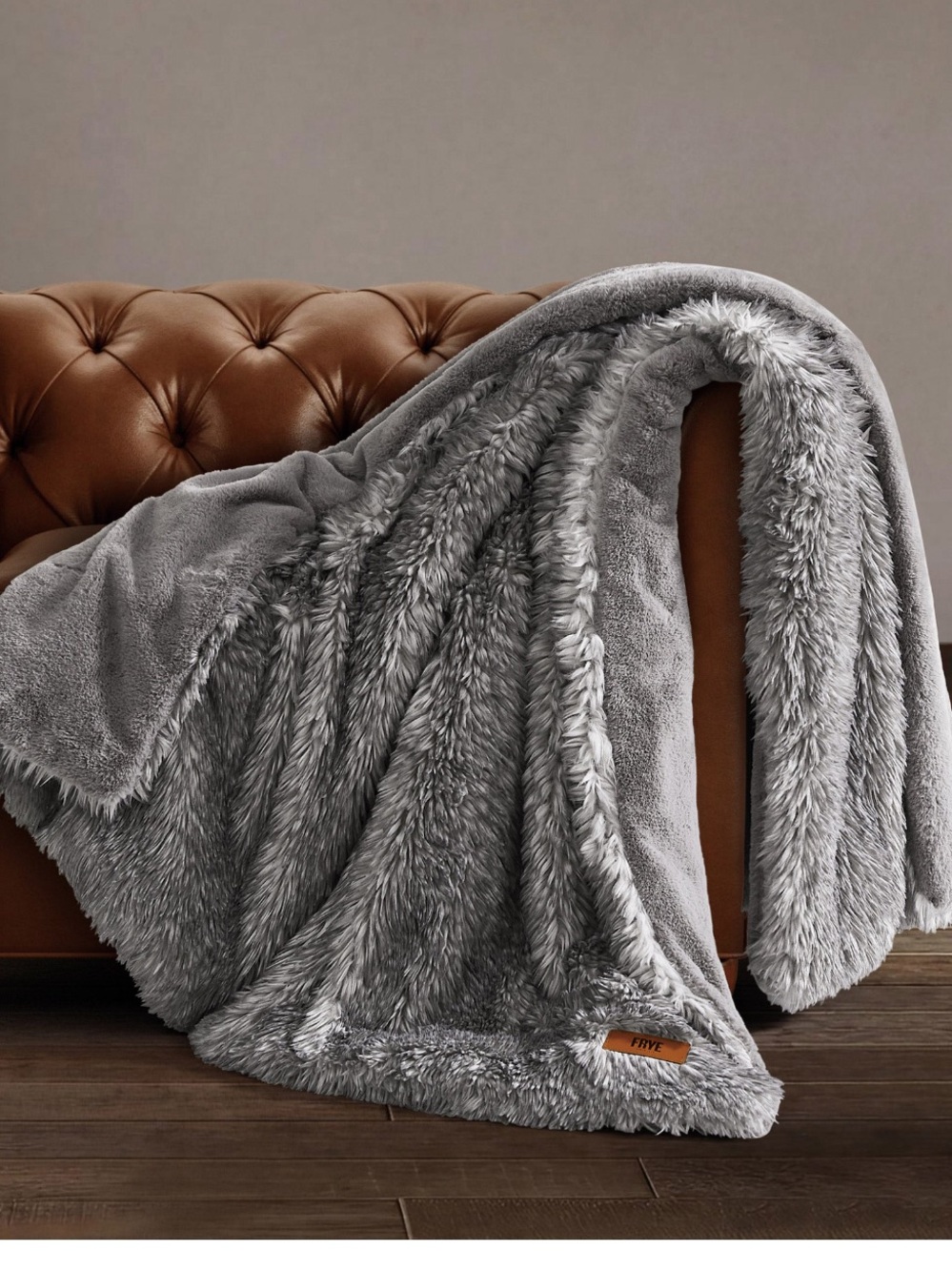Frye Arctic Luxe Faux Fur Throw